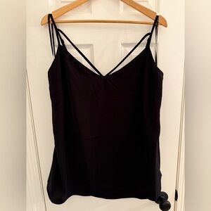 City Chic Strappy Black Top